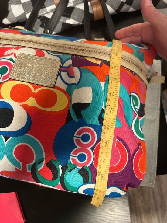 📍AS IS PROJECT! Coach Poppy Signature Large Tote Bag No Offers - Picture 16 of 16